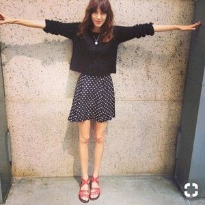 LF polka dot mini skirt